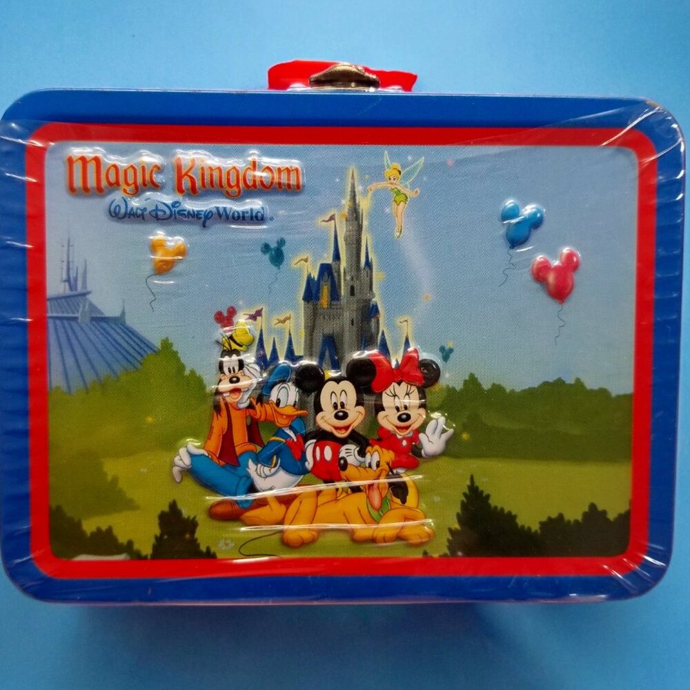 Mini Tin Lunch Box Magic Kingdom Walt Disney World Collectible Lunch Box Sealed